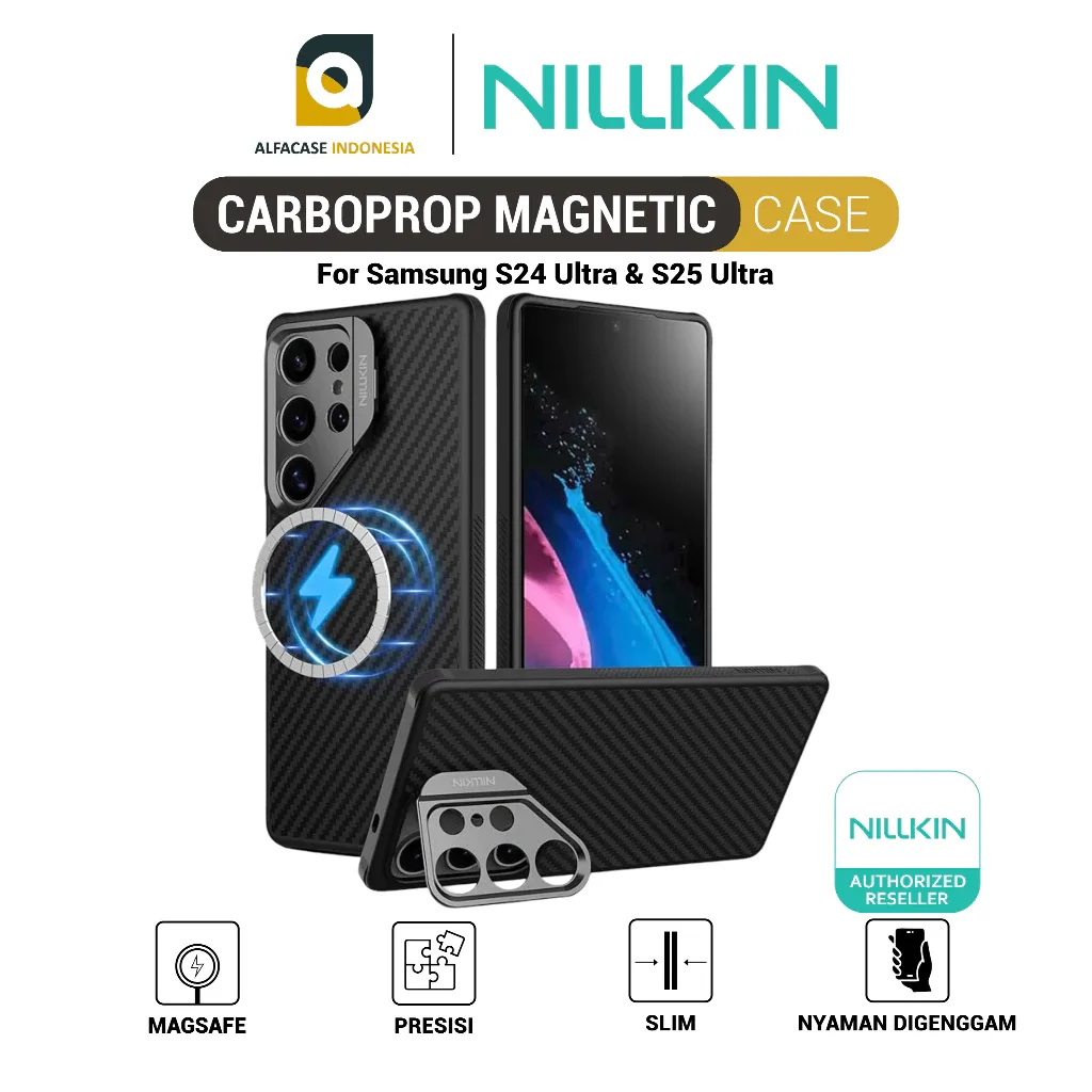NILLKIN CarboProp Magnetic Casing Samsung S24 S25 Ultra