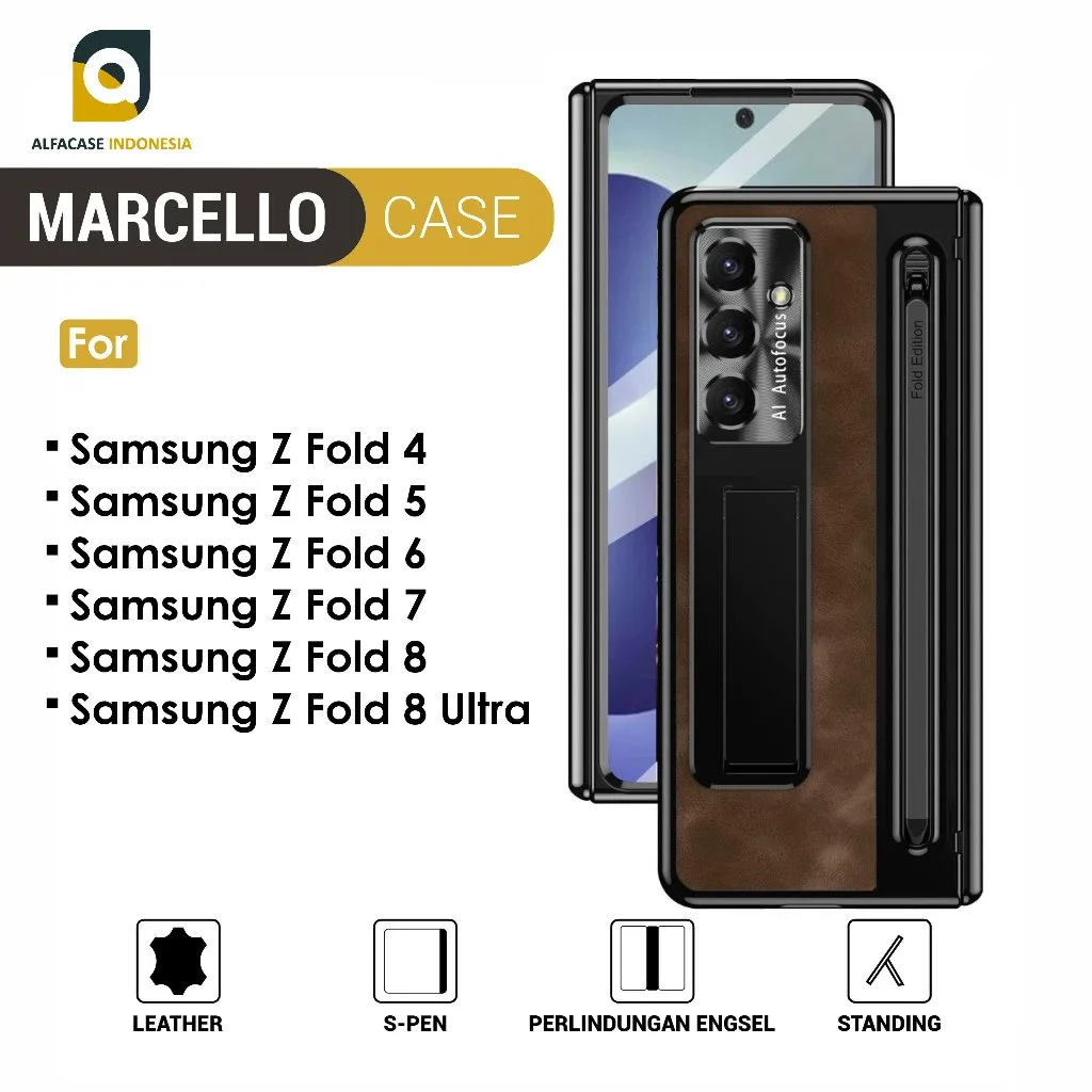 MARCELLO CASE FOR SAMSUNG Z FOLD 4 5 6 7 8 ULTRA
