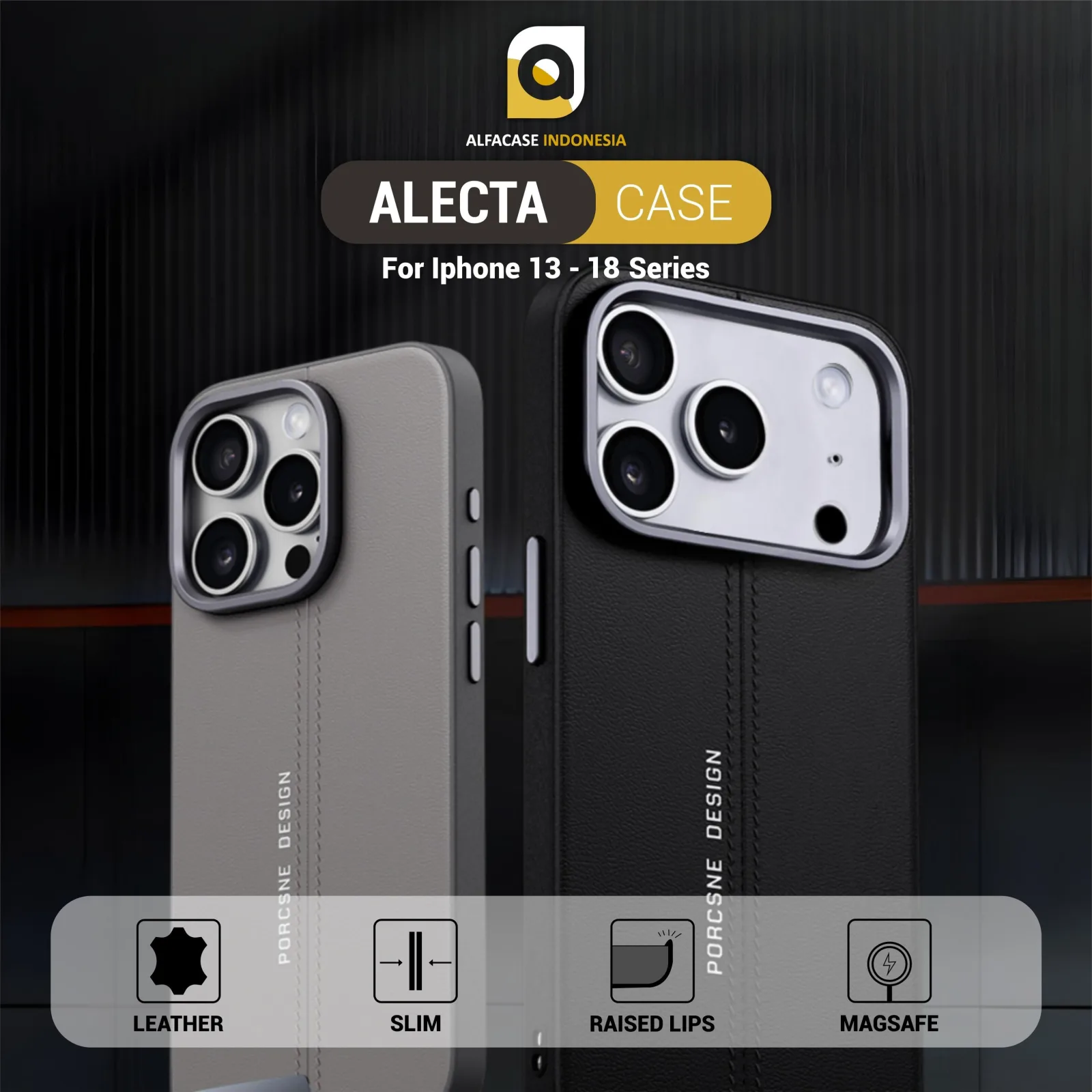 ALECTA CASE FOR IPHONE 13 - 18 SERIES