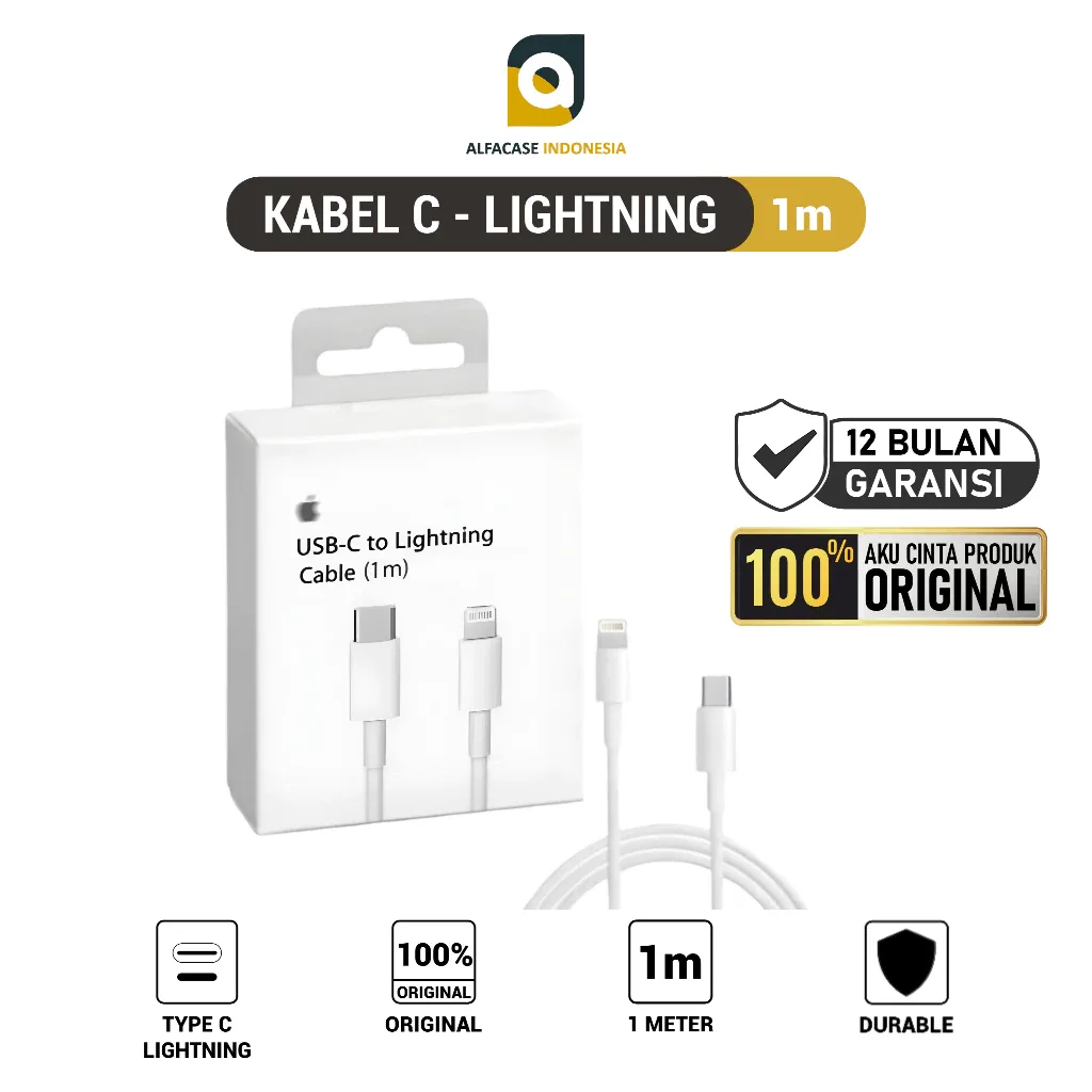 KABEL USB TYPE C TO LIGHTNING IPHONE