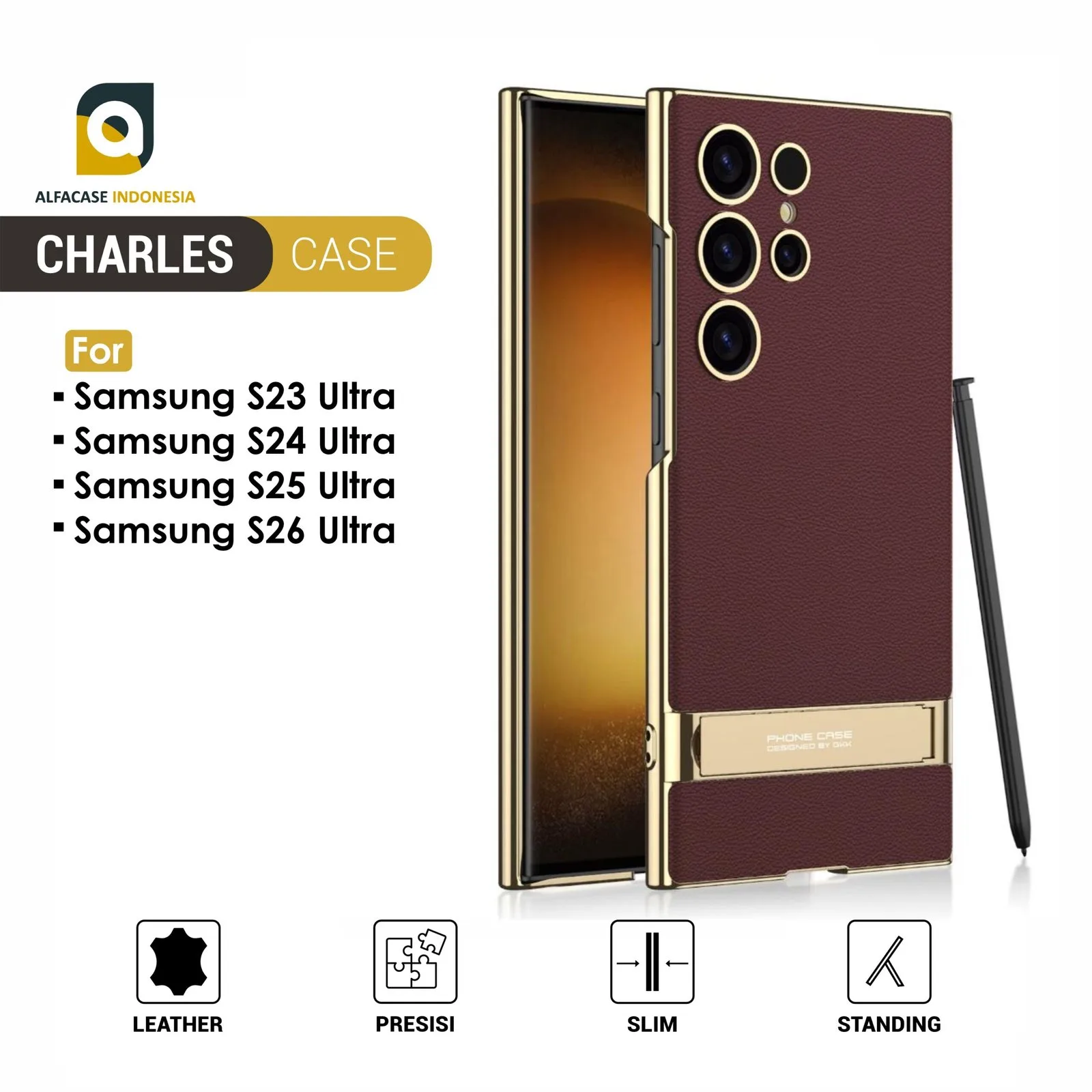 CHARLES CASE FOR SAMSUNG S23 S24 S25 S26 ULTRA