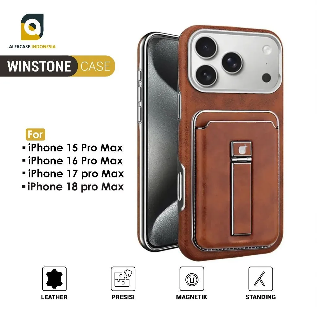 WINSTONE CASE FOR IPHONE 15 16 17 18 PRO MAX