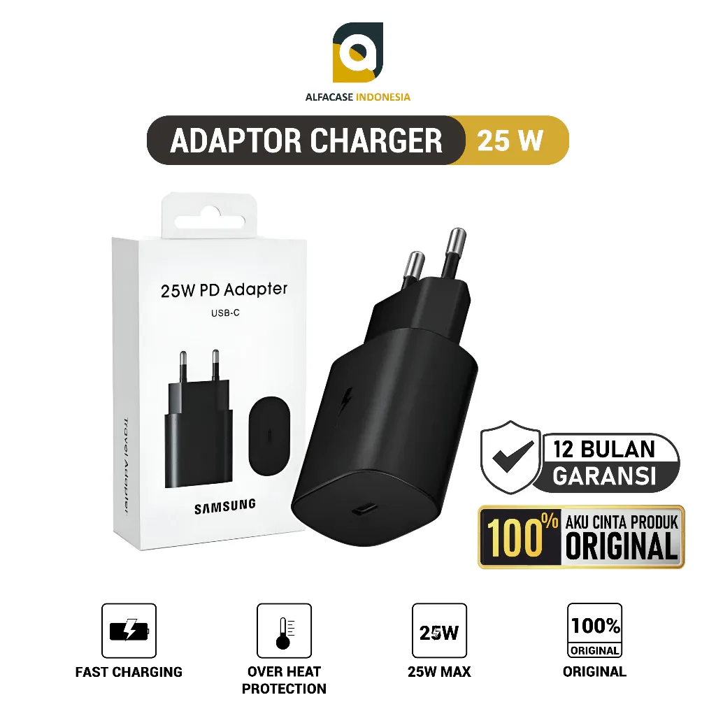 ADAPTOR CHARGER 25W SAMSUNG