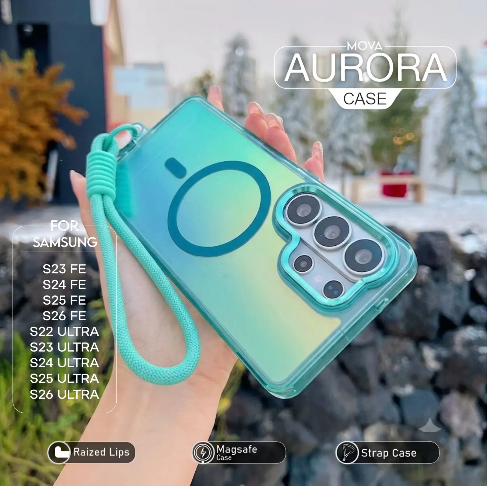AURORA FOR SAMSUNG S22 S23 S24 S25 S26 FE ULTRA