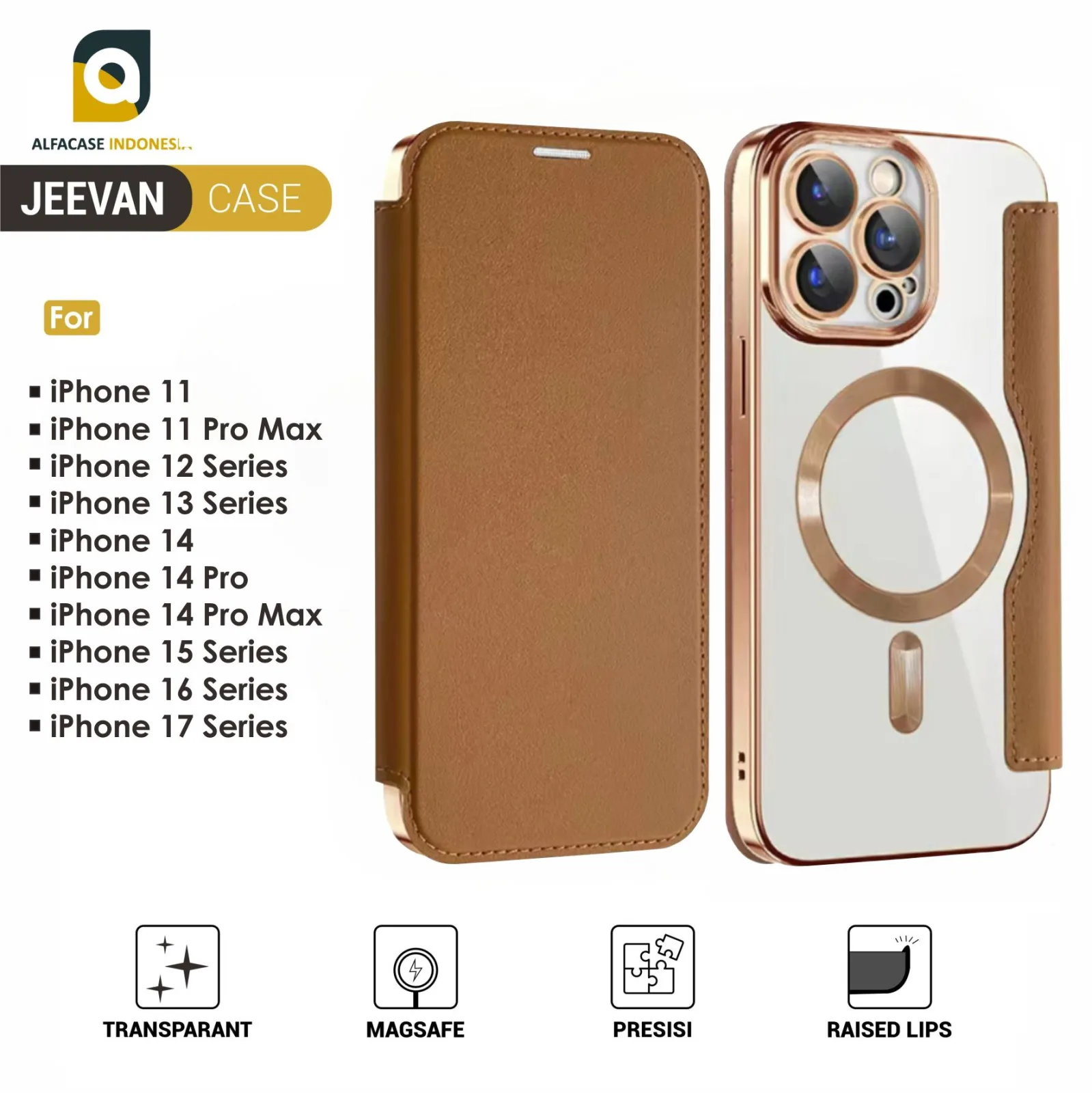 JEEVAN CASE FOR IPHONE 11 - 17 SERIES