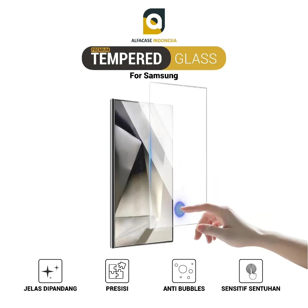 PREMIUM TEMPERED GLASS UNTUK SAMSUNG S24 - S25 SERIES