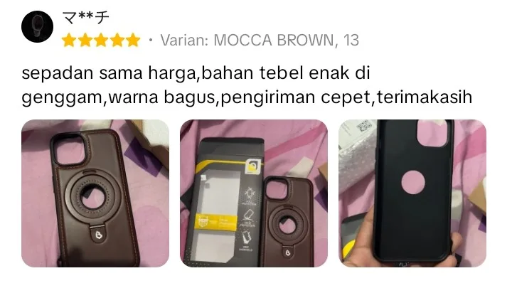Testimoni pelanggan Alfacase