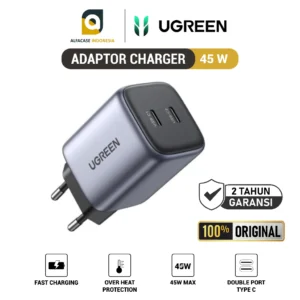 UGREEN ADAPTOR CHARGER 45W Double Port USB-C