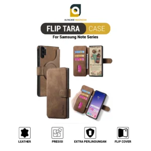 FLIP TARA LEATHER CASE SAMSUNG NOTE 9 - 20 SERIES