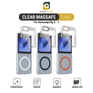CLEAR CASE MAGSAFE FOR SAMSUNG Z FLIP 3 - 7