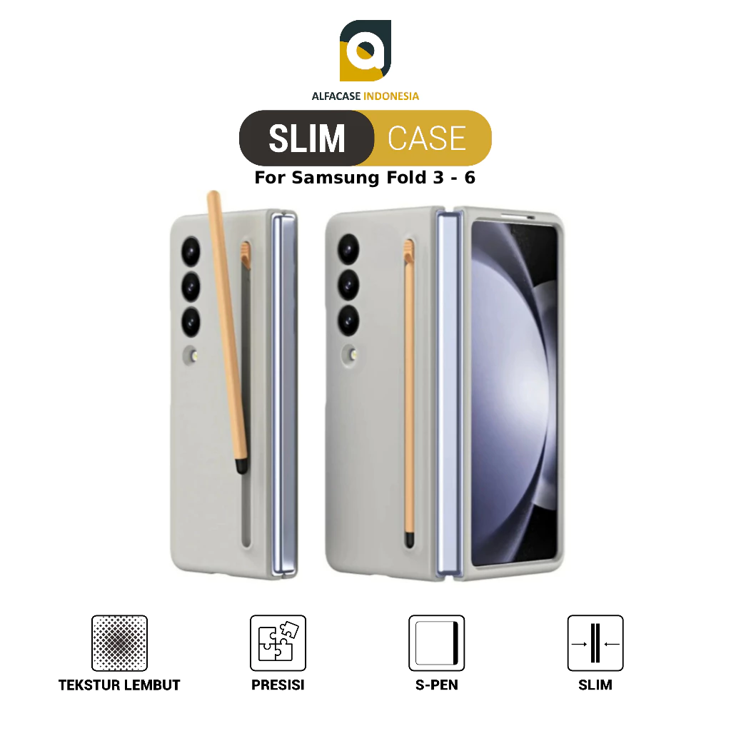 SLIM CASE WITH NEW S PEN FOR SAMSUNG GALAXY Z FOLD 3 - 6