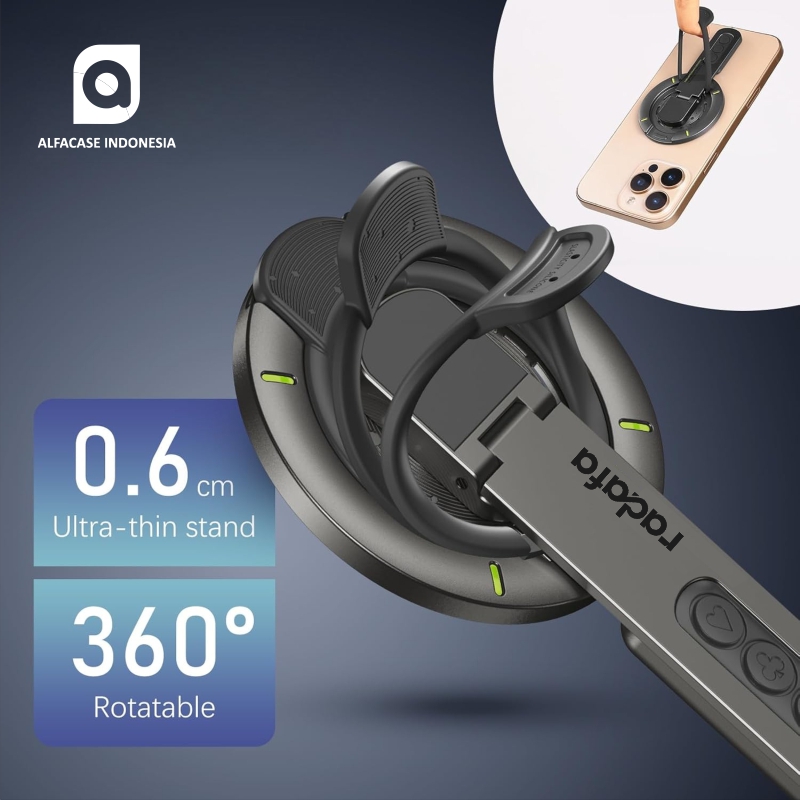 RADAFA PHONE GRIP STAND - PHONE HOLDER MULTI FUNGSI - Gambar 5