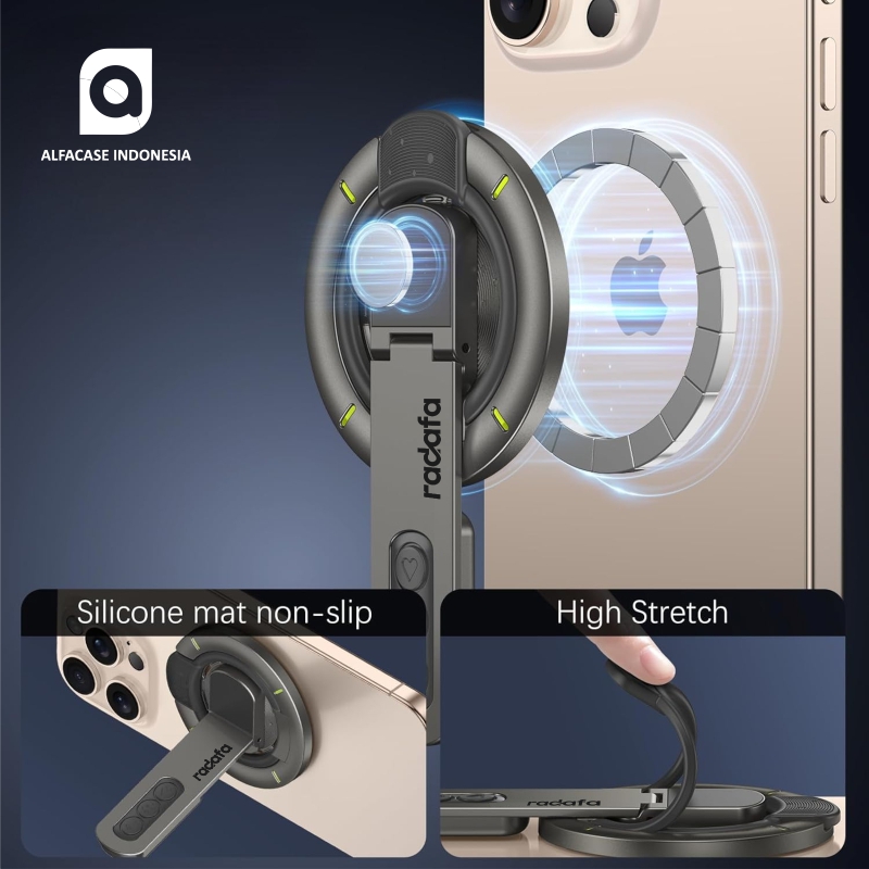 RADAFA PHONE GRIP STAND - PHONE HOLDER MULTI FUNGSI - Gambar 4