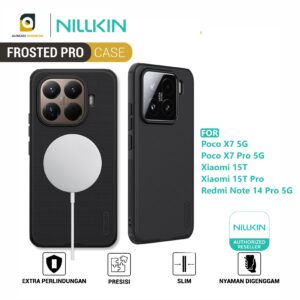 NILLKIN FROSTED PRO Casing Poco X7 Xiaomi 15T Redmi Note 14 Pro 5G