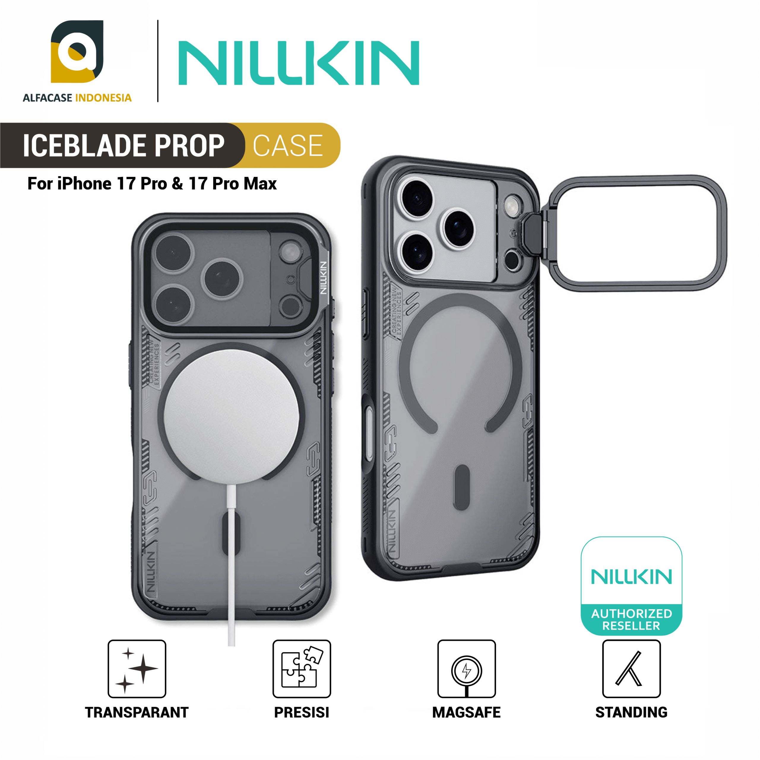NILLKIN ICEBLADE PROP CASE FOR IPHONE 17 PRO - 17 PRO MAX