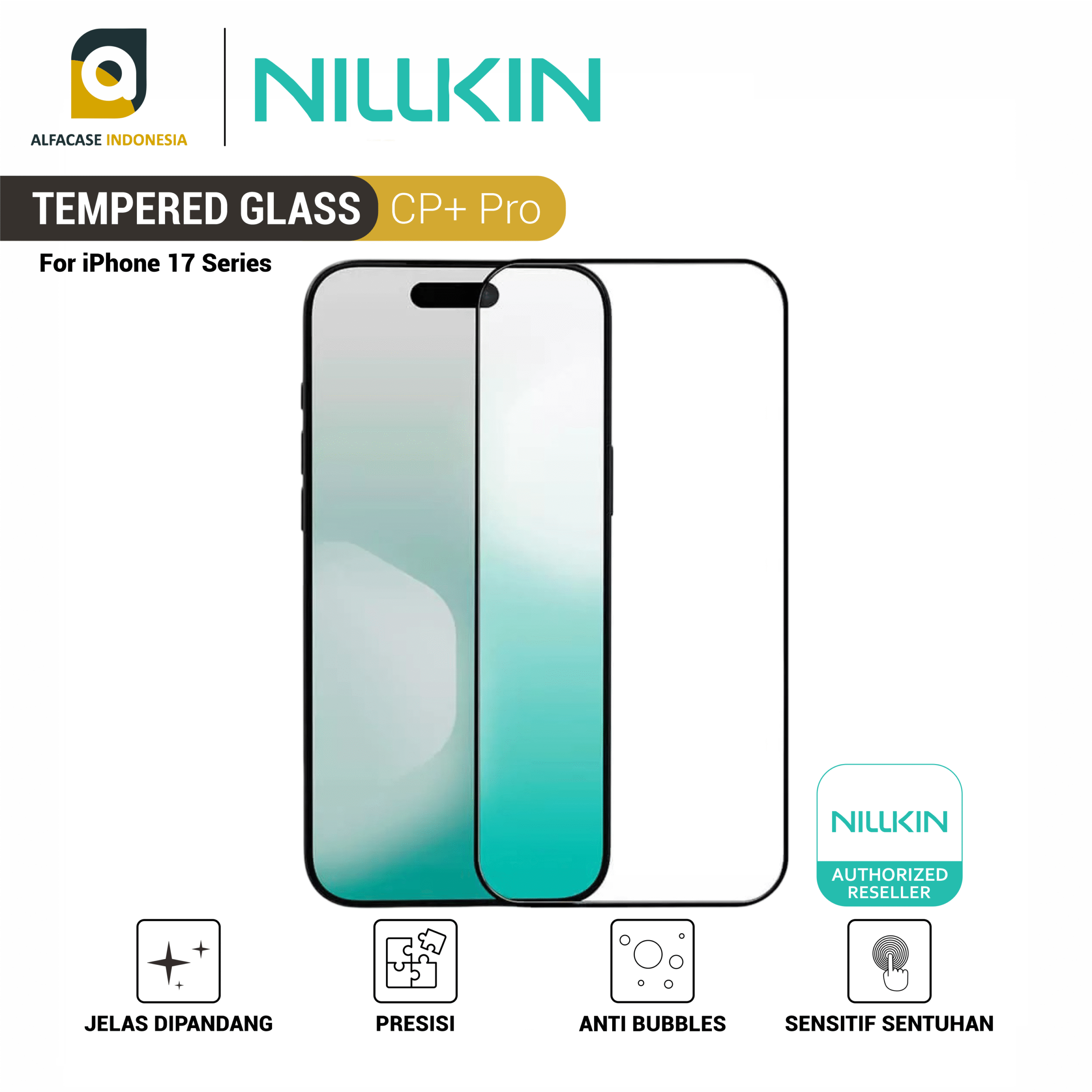 NILLKIN TEMPERED GLASS CP+ PRO FOR IPHONE 17 SERIES