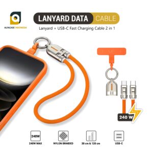 LANYARD DATA CABLE - KABEL DATA MULTIFUNGSI - LANYARD HANDPHONE